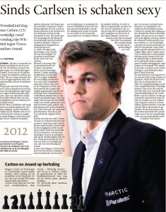 Artikel - Sinds Carlsen is schaken sexy