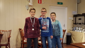 Top 3: Sander, Thijs en Jan